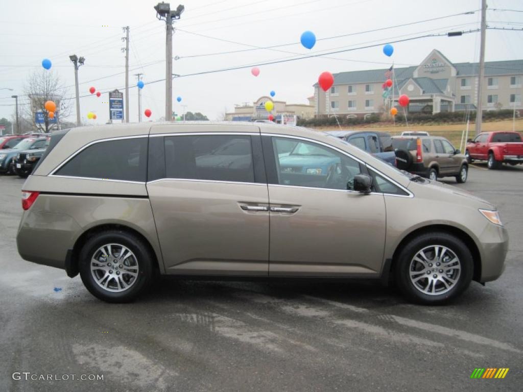 Mocha Metallic 2011 Honda Odyssey EX-L Exterior Photo #43828673