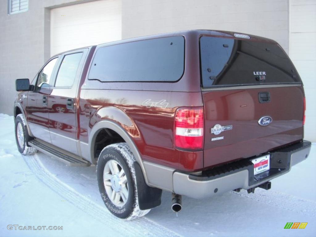 2006 F150 King Ranch SuperCrew 4x4 - Dark Copper Metallic / Castano Brown Leather photo #6