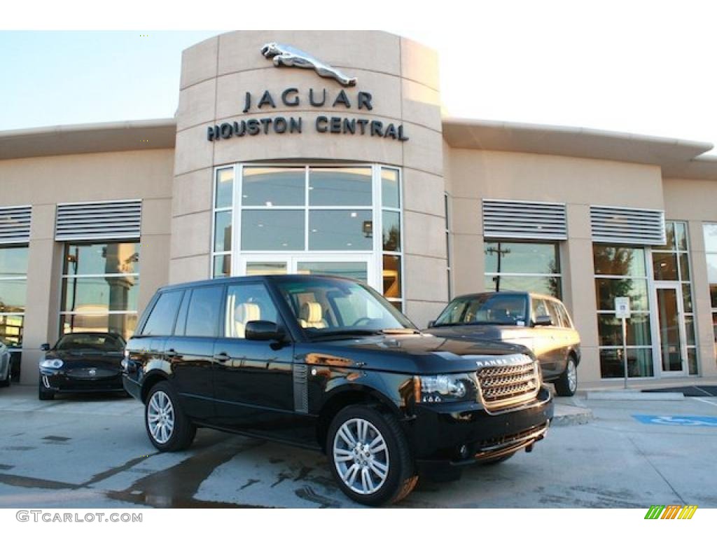 2011 Range Rover HSE - Santorini Black Metallic / Ivory/Jet Black photo #1