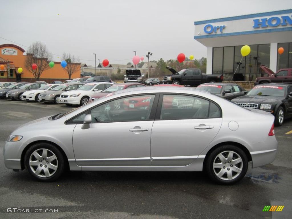 Alabaster Silver Metallic 2010 Honda Civic LX Sedan Exterior Photo #43829937