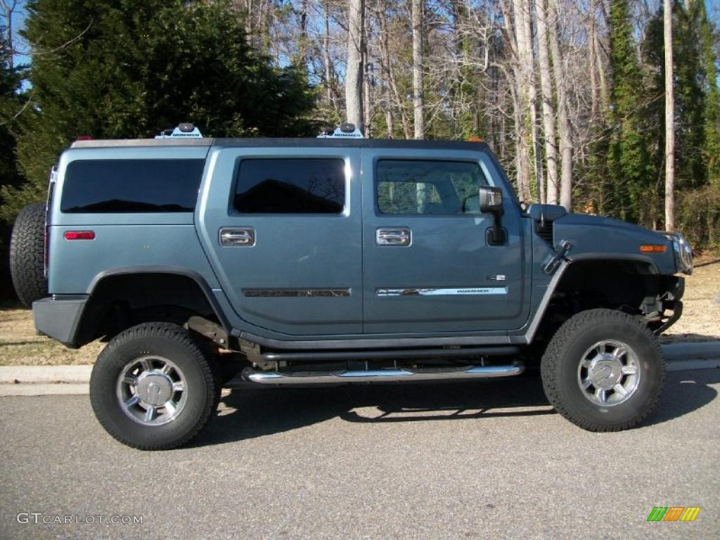 2006 H2 SUV - Slate Blue Metallic / Ebony photo #4