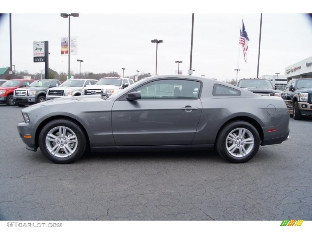 2011 Mustang V6 Coupe - Sterling Gray Metallic / Charcoal Black photo #5