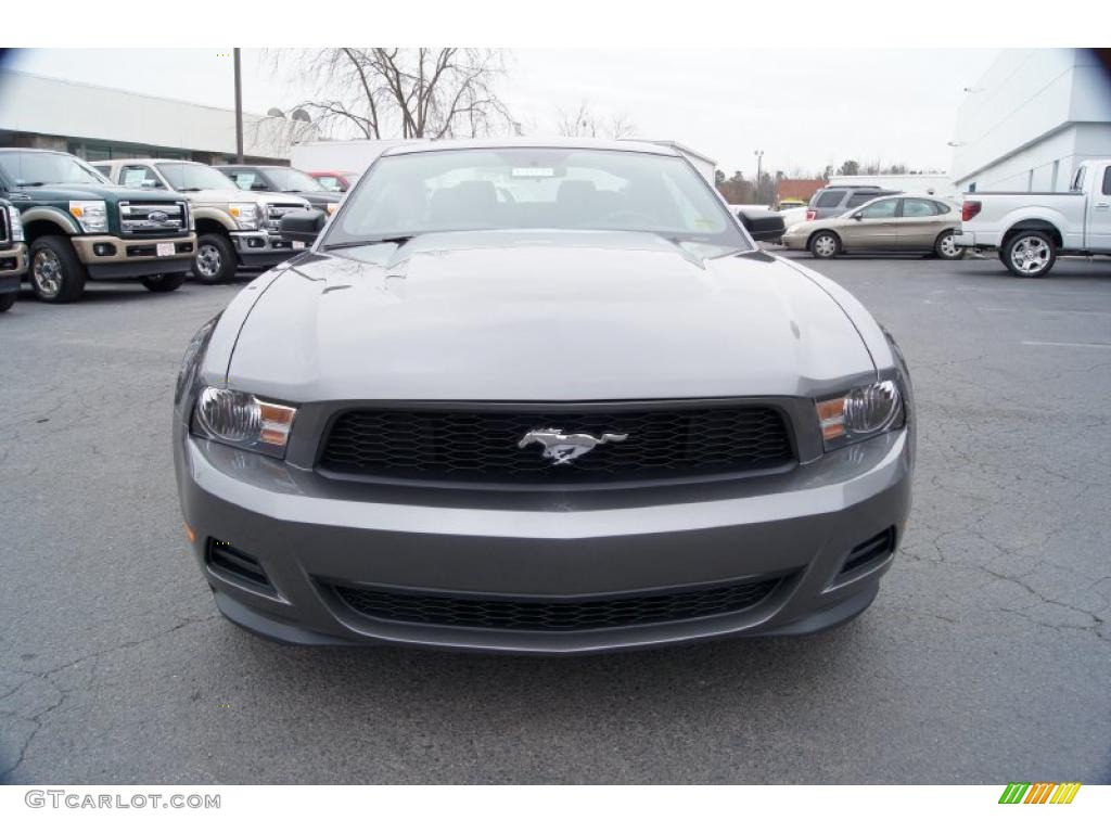 2011 Mustang V6 Coupe - Sterling Gray Metallic / Charcoal Black photo #7
