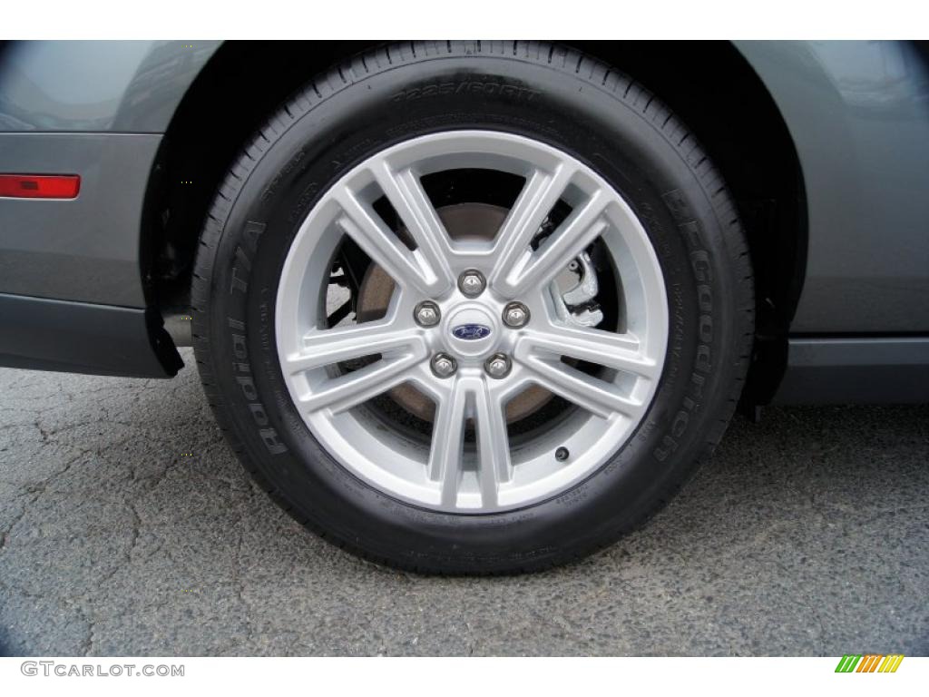 2011 Mustang V6 Coupe - Sterling Gray Metallic / Charcoal Black photo #14