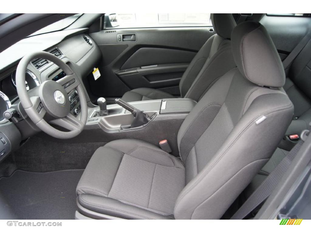 2011 Mustang V6 Coupe - Sterling Gray Metallic / Charcoal Black photo #16