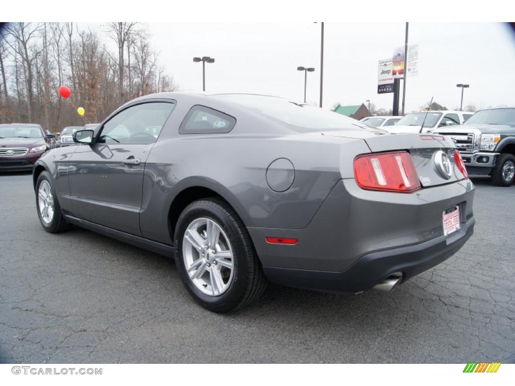 2011 Mustang V6 Coupe - Sterling Gray Metallic / Charcoal Black photo #28