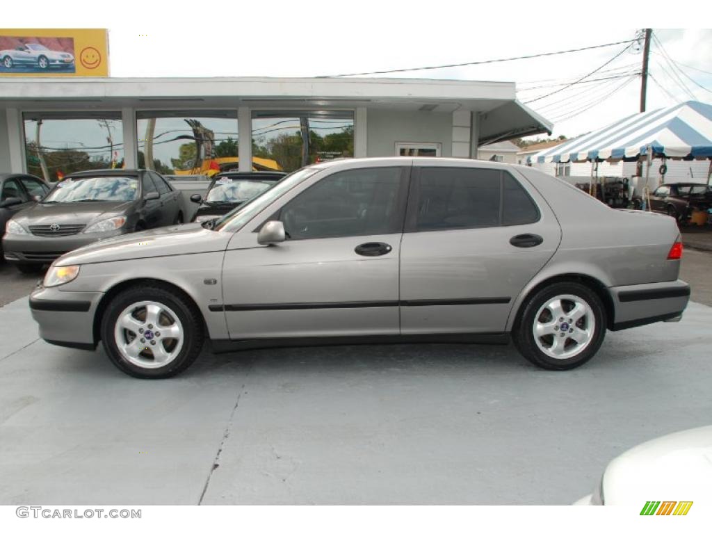 Steel Gray Metallic 2001 Saab 9-5 SE Sedan Exterior Photo #43834789