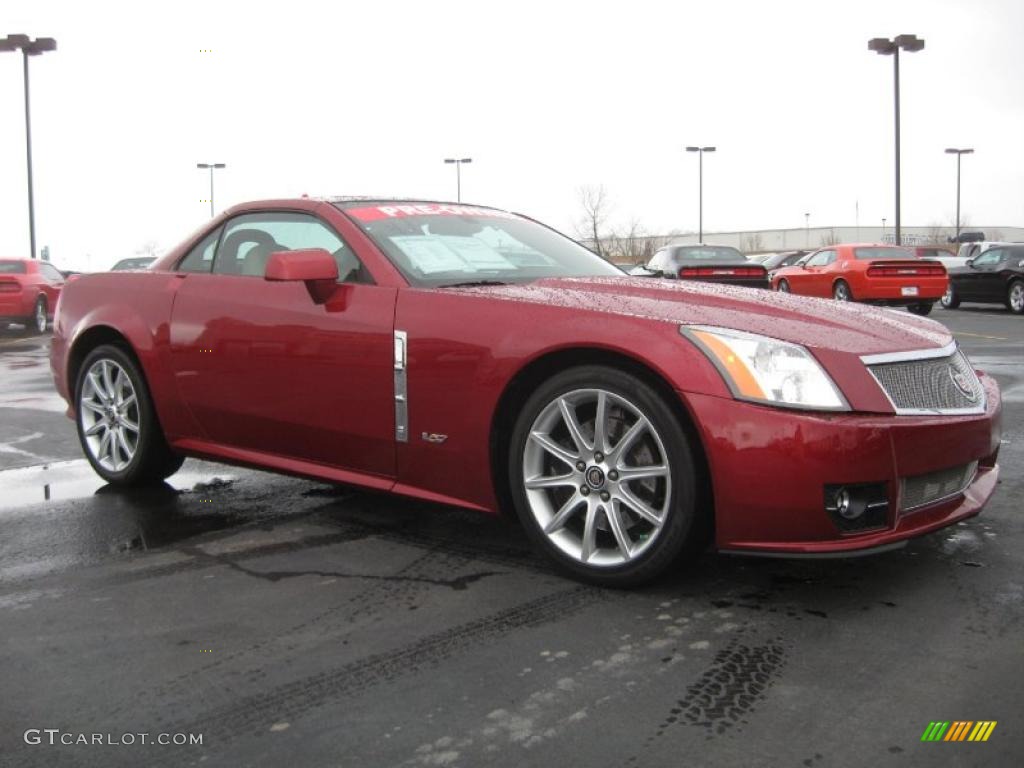 Crystal Red 2009 Cadillac XLR V Series Roadster Exterior Photo #43838537