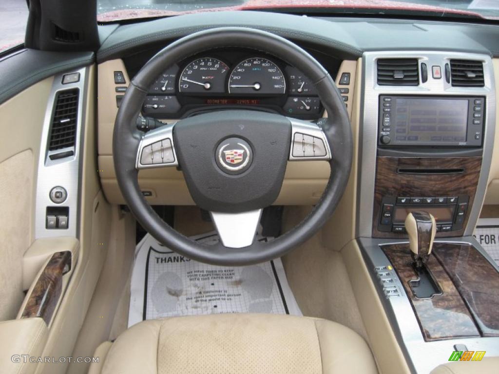 2009 Cadillac XLR V Series Roadster Cashmere/Ebony Dashboard Photo #43838655