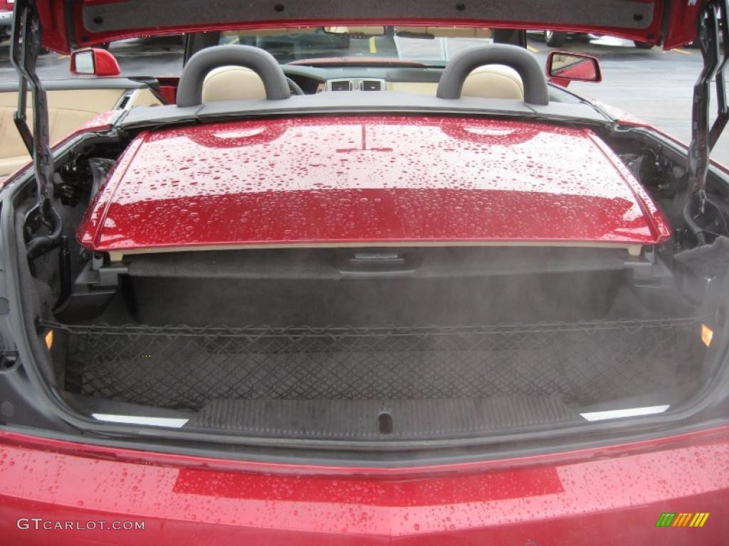 2009 XLR V Series Roadster - Crystal Red / Cashmere/Ebony photo #16