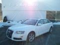 Ibis White - A6 3.2 quattro Sedan Photo No. 1
