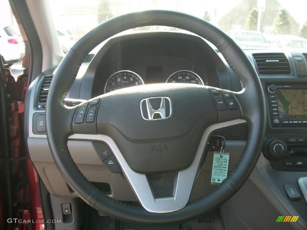 2008 CR-V EX-L 4WD - Tango Red Pearl / Gray photo #14
