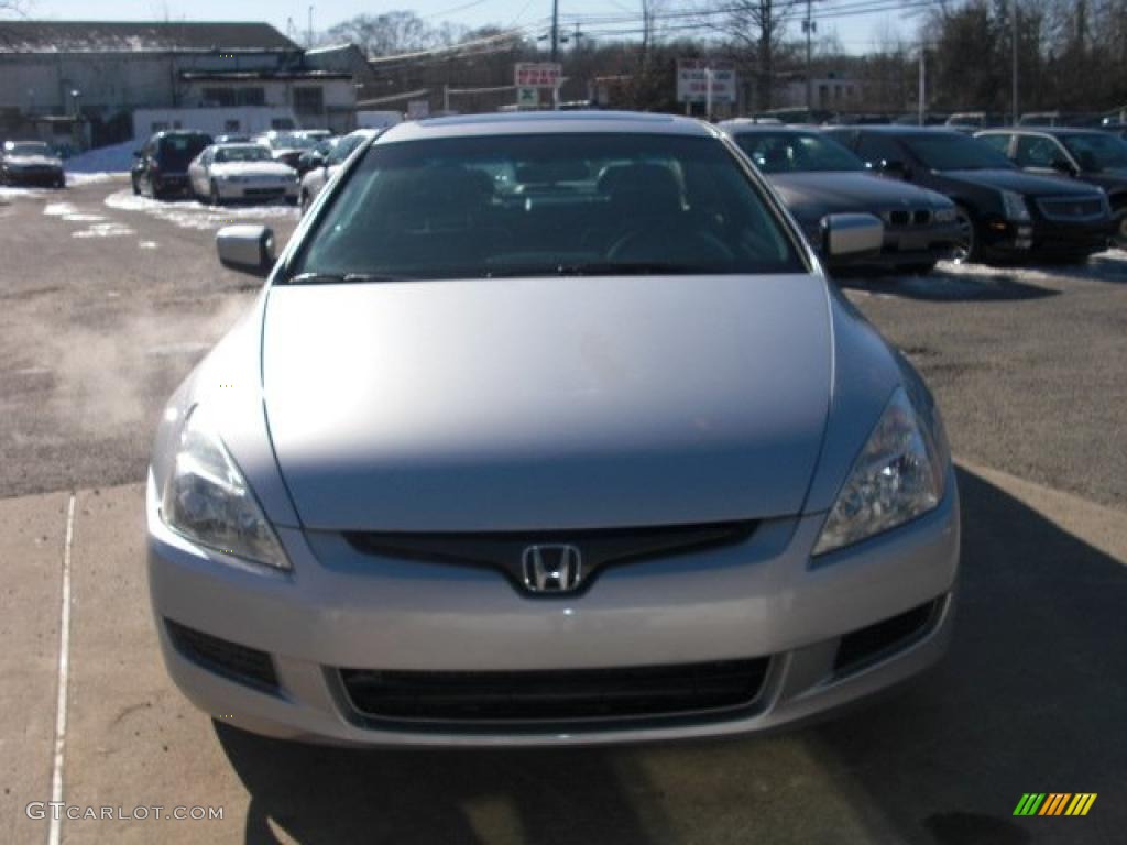 2004 Accord EX-L Coupe - Satin Silver Metallic / Black photo #1