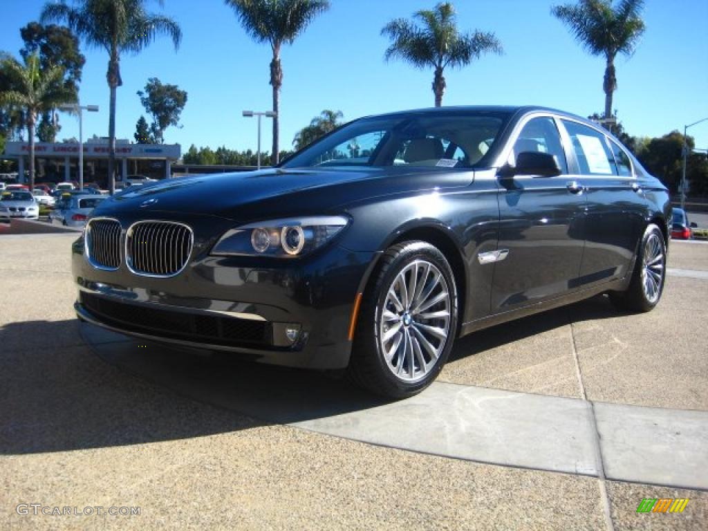 2011 7 Series 750Li Sedan - Dark Graphite Metallic / Oyster Nappa Leather photo #1