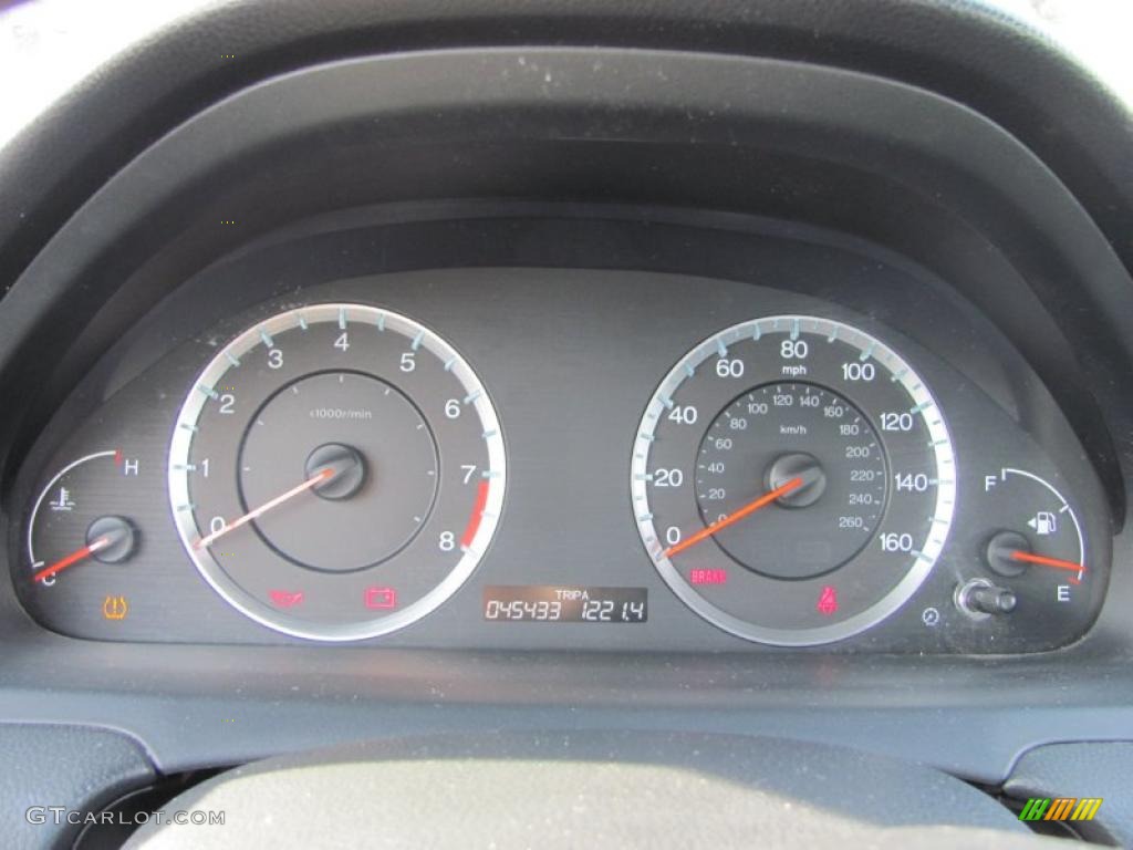 2008 Honda Accord EX-L Coupe Gauges Photo #43856357