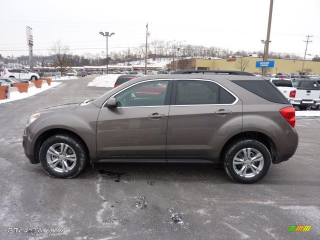 Mocha Steel Metallic 2011 Chevrolet Equinox LT AWD Exterior Photo #43857185