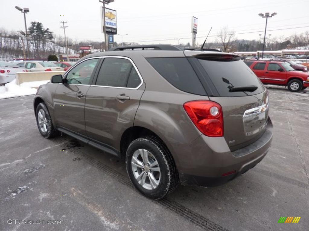 Mocha Steel Metallic 2011 Chevrolet Equinox LT AWD Exterior Photo #43857201