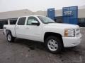 2011 Summit White Chevrolet Silverado 1500 LT Crew Cab 4x4  photo #1