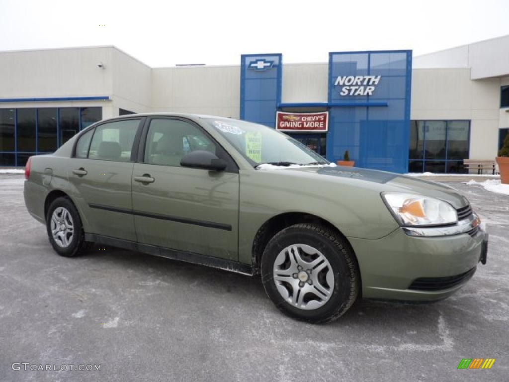 2005 Malibu Sedan - Silver Green Metallic / Neutral Beige photo #1