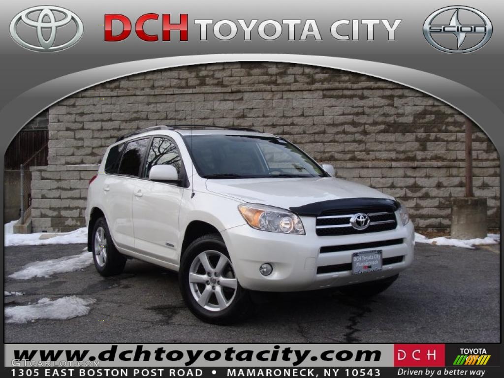 2006 RAV4 Limited 4WD - Blizzard White Pearl / Taupe photo #1