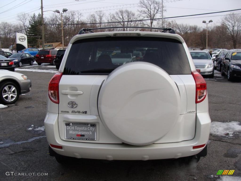2006 RAV4 Limited 4WD - Blizzard White Pearl / Taupe photo #7