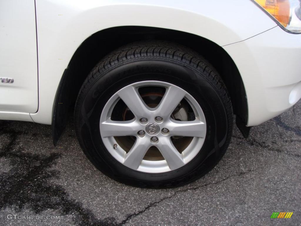 2006 RAV4 Limited 4WD - Blizzard White Pearl / Taupe photo #11