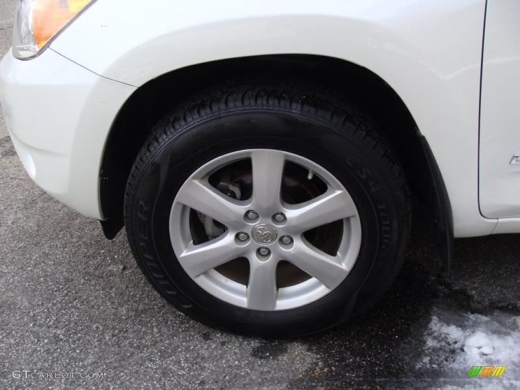 2006 RAV4 Limited 4WD - Blizzard White Pearl / Taupe photo #14