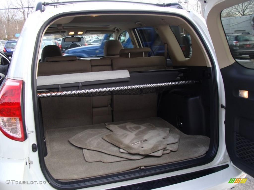 2006 RAV4 Limited 4WD - Blizzard White Pearl / Taupe photo #35