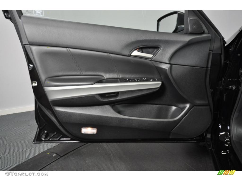 2009 Accord EX-L Sedan - Crystal Black Pearl / Black photo #10