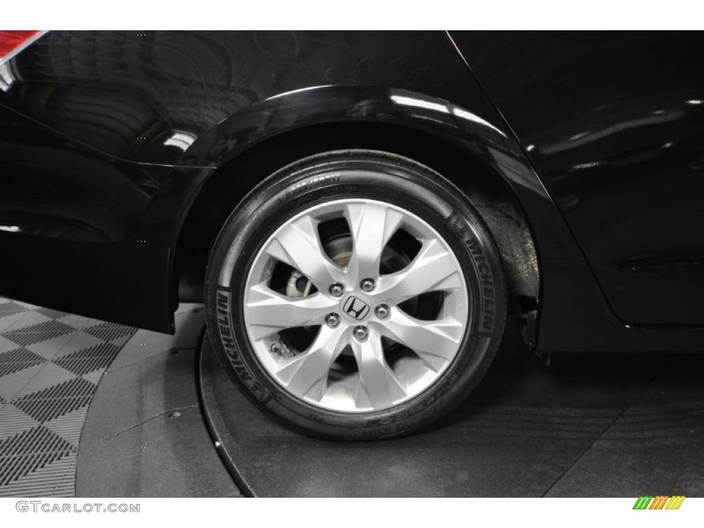 2009 Accord EX-L Sedan - Crystal Black Pearl / Black photo #36