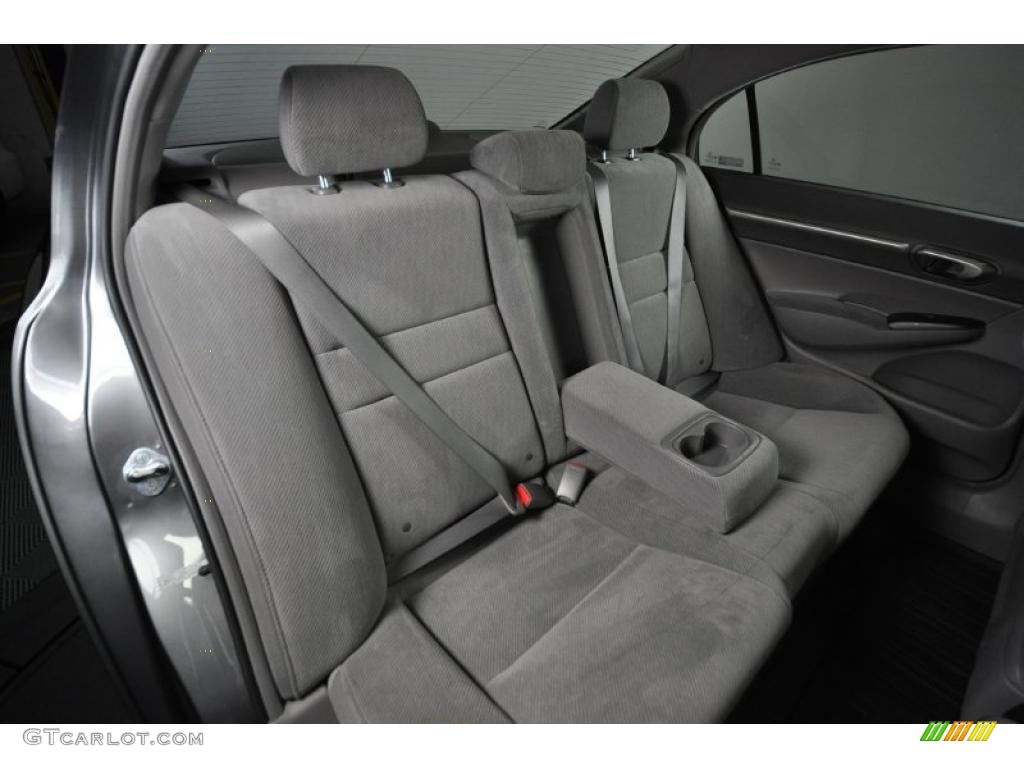 2009 Civic EX Sedan - Polished Metal Metallic / Gray photo #23