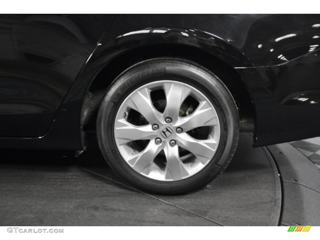 2009 Accord EX-L V6 Sedan - Crystal Black Pearl / Black photo #40