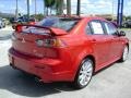 2009 Rally Red Pearl Mitsubishi Lancer RALLIART  photo #4