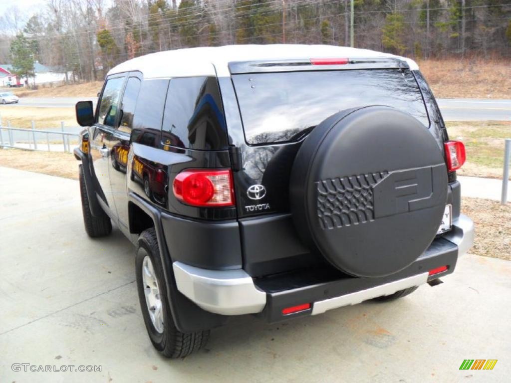 2007 FJ Cruiser 4WD - Black Diamond / Dark Charcoal photo #3