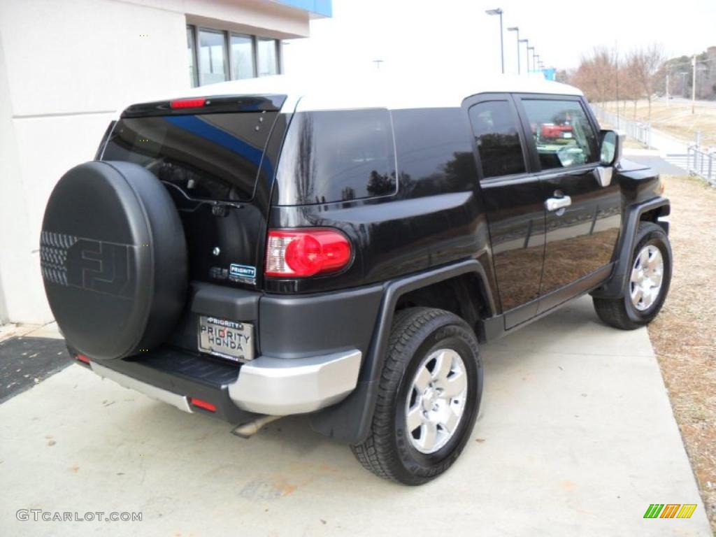 2007 FJ Cruiser 4WD - Black Diamond / Dark Charcoal photo #5