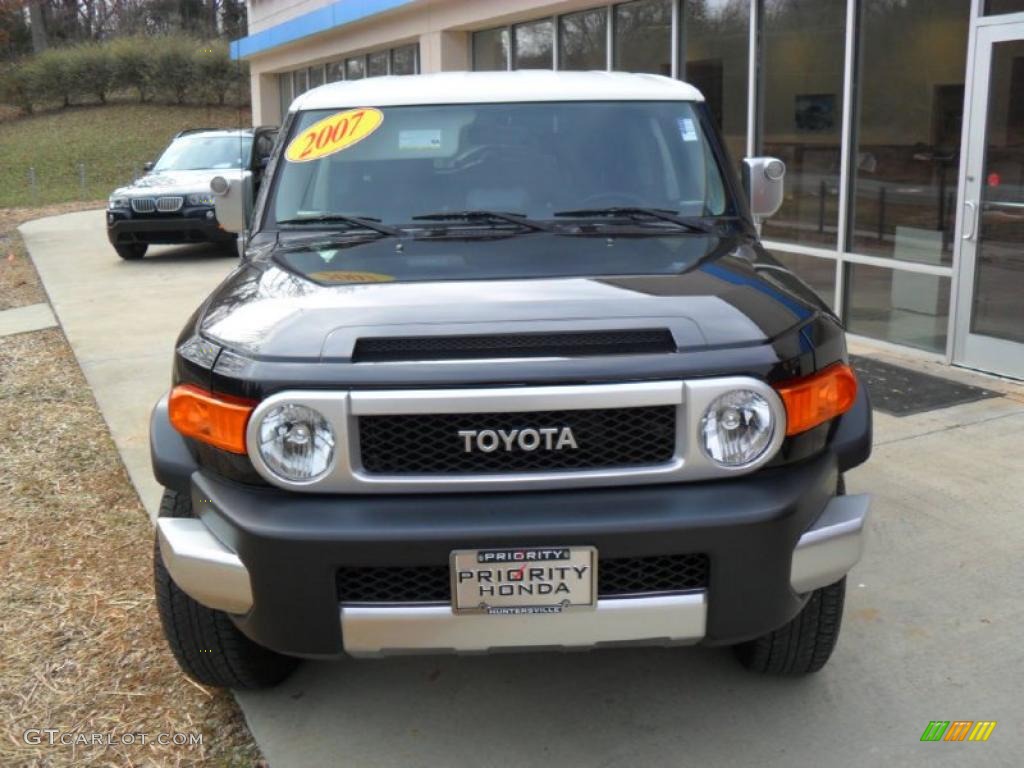 2007 FJ Cruiser 4WD - Black Diamond / Dark Charcoal photo #7