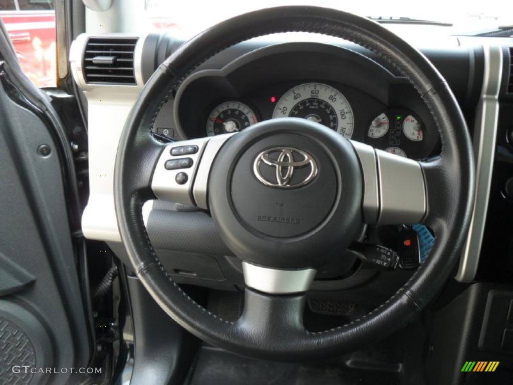 2007 FJ Cruiser 4WD - Black Diamond / Dark Charcoal photo #17