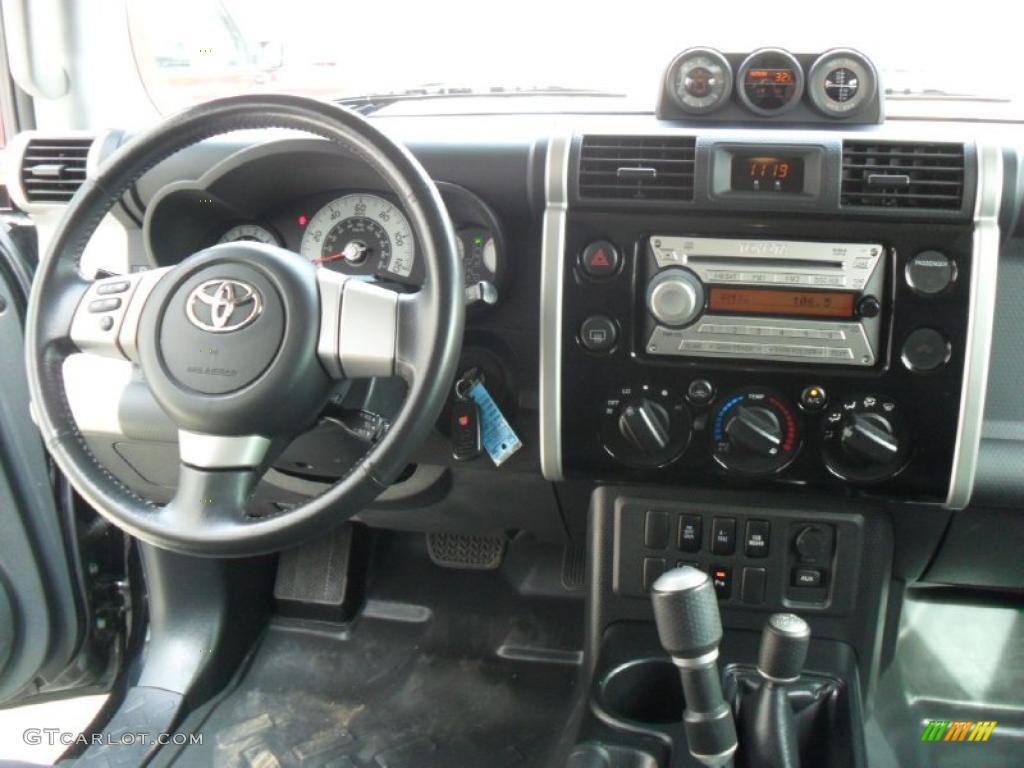2007 FJ Cruiser 4WD - Black Diamond / Dark Charcoal photo #18