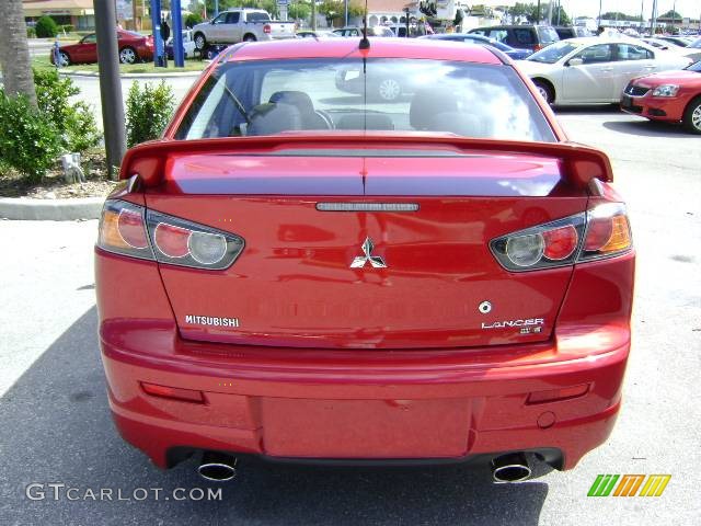2009 Lancer RALLIART - Rally Red Pearl / Black photo #5
