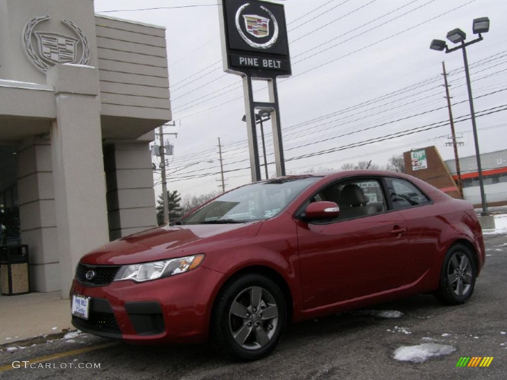 Spicy Red Kia Forte Koup