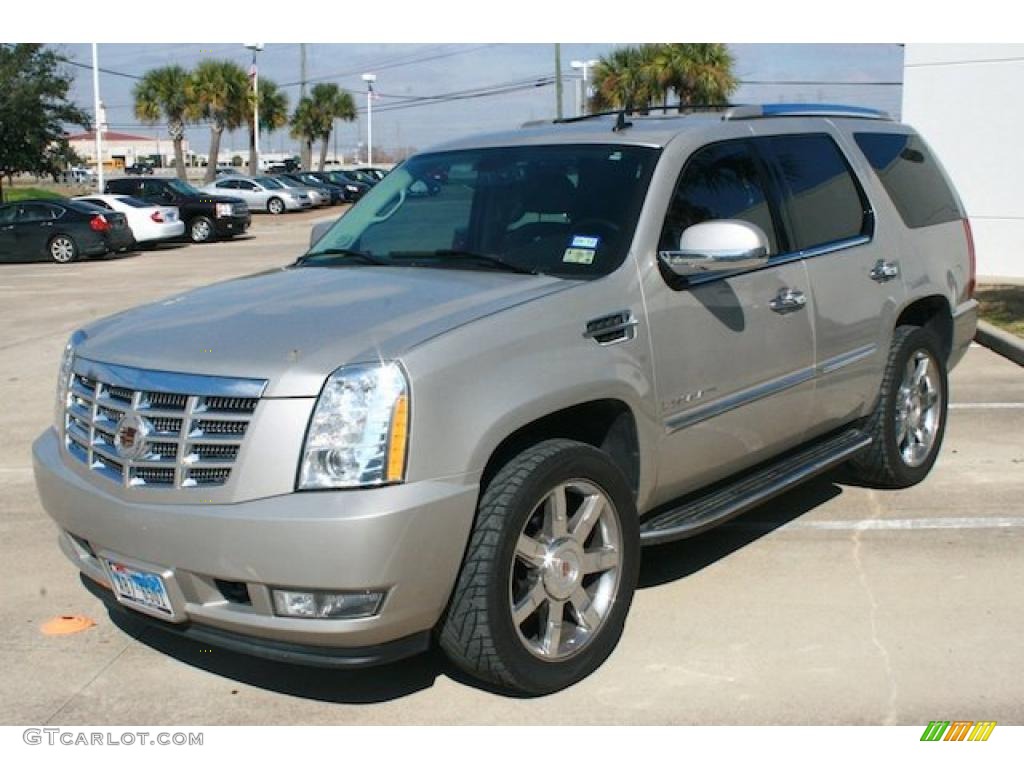 2007 Escalade AWD - Gold Mist / Ebony/Ebony photo #3