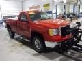 2008 Fire Red GMC Sierra 2500HD Regular Cab 4x4  photo #5