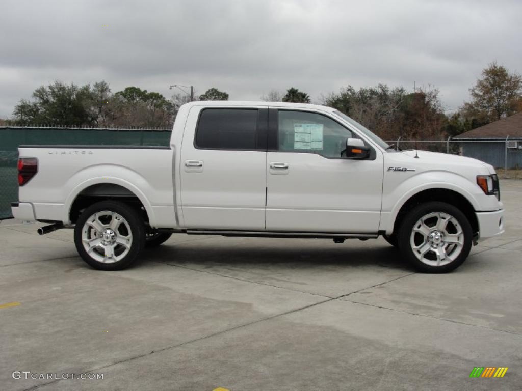 White Platinum Metallic Tri-Coat 2011 Ford F150 Limited SuperCrew 4x4 Exterior Photo #43886241