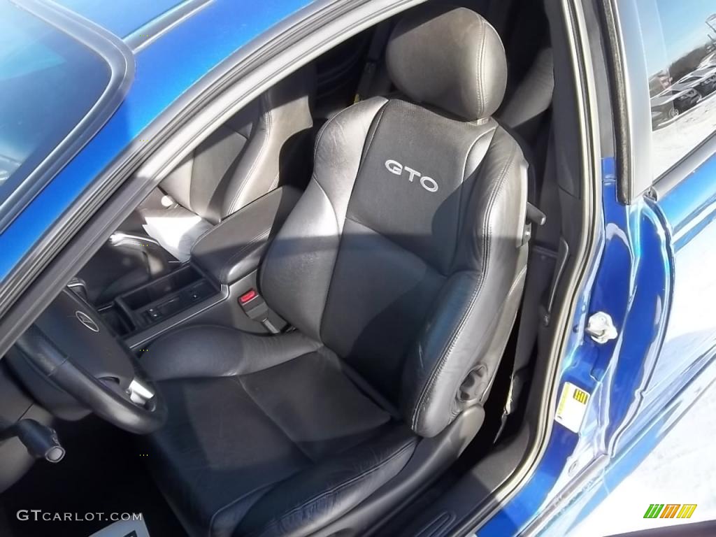 Black Interior 2004 Pontiac GTO Coupe Photo #43886251
