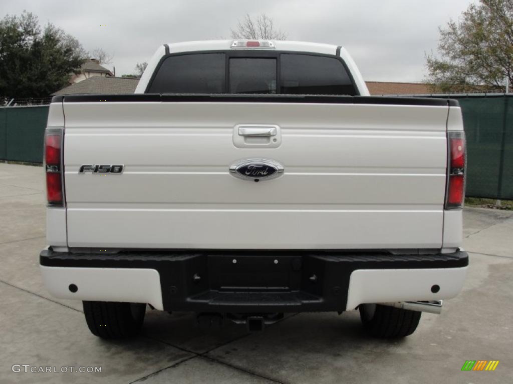 2011 F150 Limited SuperCrew 4x4 - White Platinum Metallic Tri-Coat / Steel Gray/Black photo #4