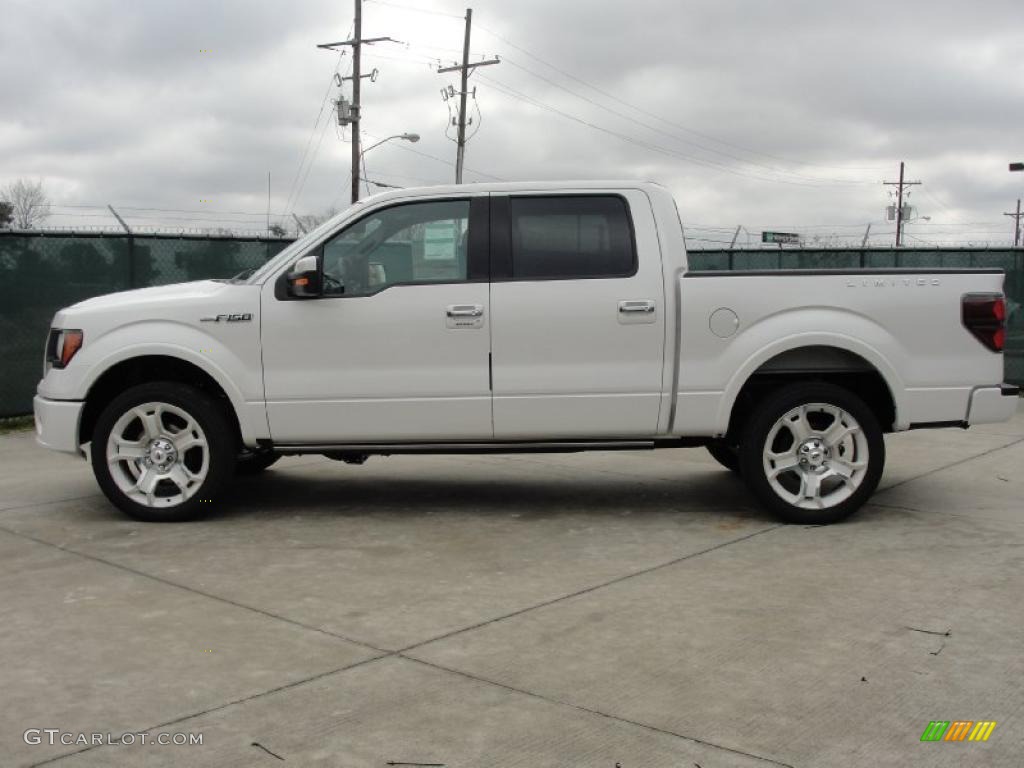 White Platinum Metallic Tri-Coat 2011 Ford F150 Limited SuperCrew 4x4 Exterior Photo #43886319