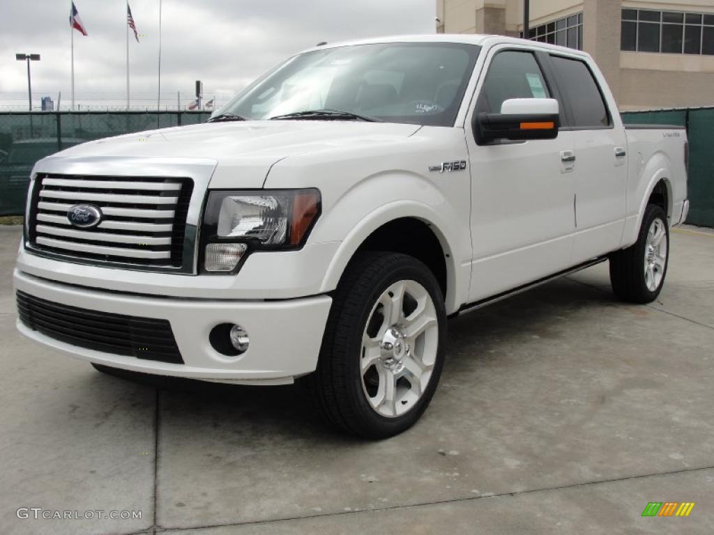 2011 F150 Limited SuperCrew 4x4 - White Platinum Metallic Tri-Coat / Steel Gray/Black photo #7