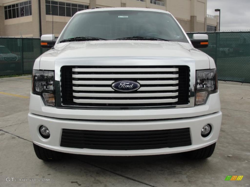 White Platinum Metallic Tri-Coat 2011 Ford F150 Limited SuperCrew 4x4 Exterior Photo #43886355
