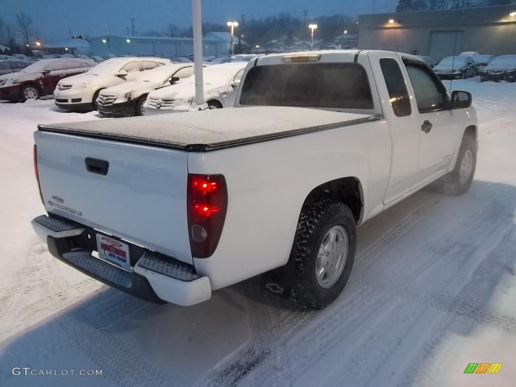 Summit White 2004 Chevrolet Colorado LS Extended Cab Exterior Photo #43886631