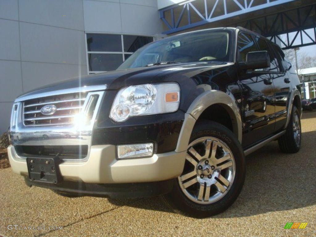 2008 Explorer Eddie Bauer 4x4 - Black / Camel photo #1